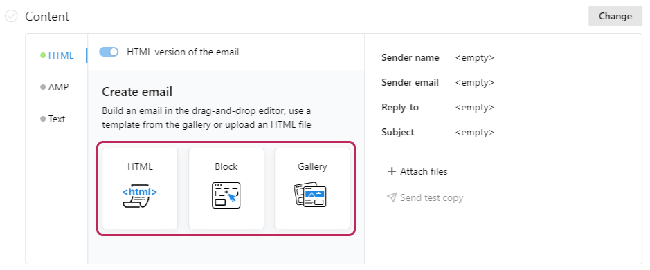 How to design an email