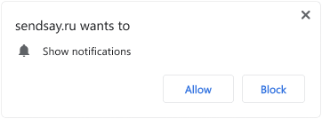 Browser signup form