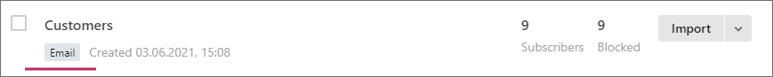List type