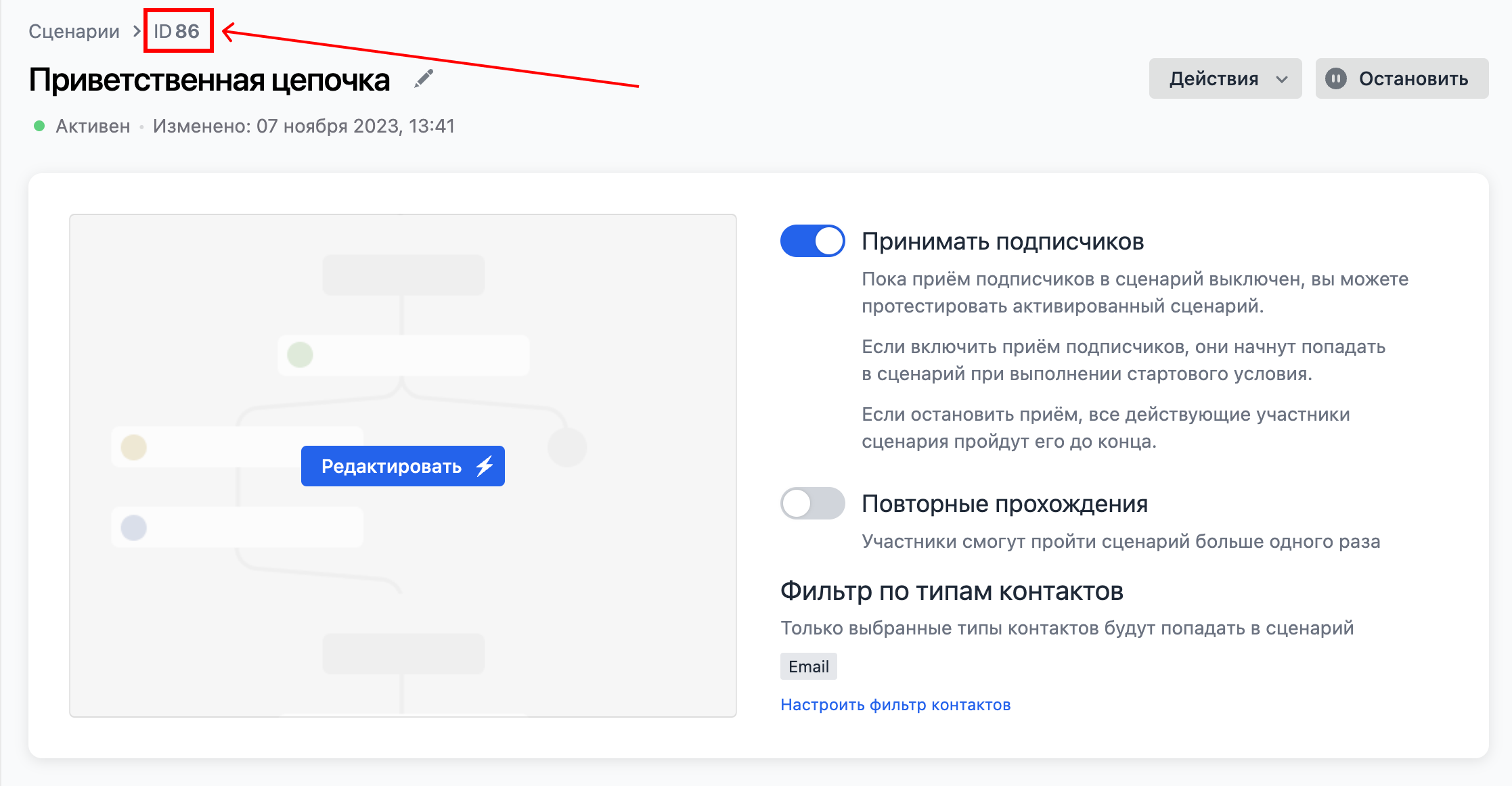 Workflow ID